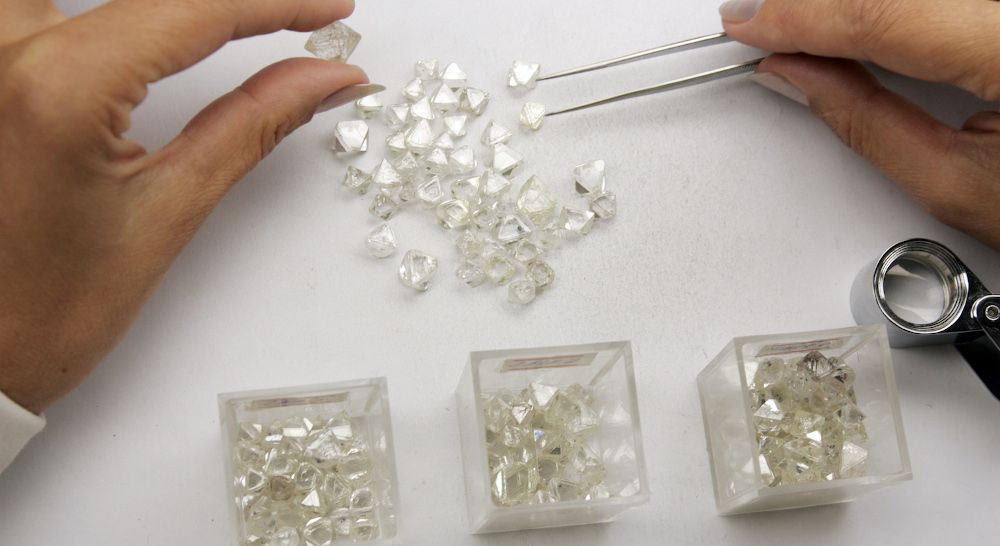 Rohdiamanten hohe Qualität Sortierung für Anlagediamanten