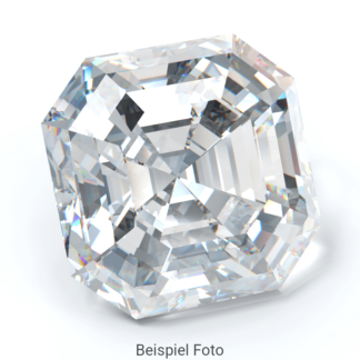 Beispiel für einen Diamanten mit Schliff Form Asscher wie er bei Diamanthaus gekauft werden kann