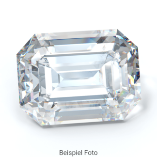Beispiel für einen Diamanten mit Schliff Form Smaragd wie er bei Diamanthaus gekauft werden kann