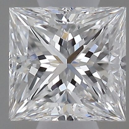 Diamant im Prinzessschliff 0.32 Karat, Farbe D, Reinheit VVS1, für einen Weissgoldring für Gotti oder Götti kaufen 52BQ2TE